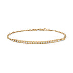 Breichled Ddiemwnt Aur Melyn 18k 0.38 CT