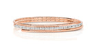 18ct Rose Gold Diamond Bangle 0.77CT