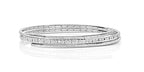 Bangle Aur Gwyn 18k gyda Diemwnt 0.76CT