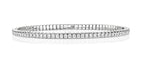 18ct White Gold Diamond Bangle 2.46CT