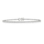 18ct White Gold Diamond Tennis Bracelet BDQ703W