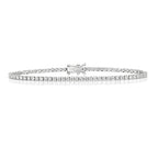 18ct White Gold Diamond Tennis Bracelet BDQ703W
