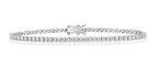 18ct White Gold Diamond Tennis Bracelet BDQ703W