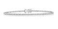 18ct White Gold Diamond Tennis Bracelet BDQ703W
