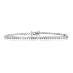18ct White Gold Diamond Tennis Bracelet BDQ711W