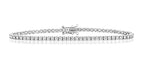 18ct White Gold Diamond Tennis Bracelet BDQ711W