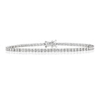 18ct White Gold Diamond Tennis Bracelet BDQ712W
