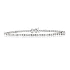 18ct White Gold Diamond Tennis Bracelet BDQ712W