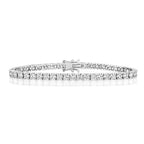 18ct White Gold Diamond Tennis Bracelet