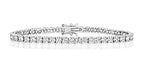 18ct White Gold Diamond Tennis Bracelet