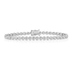 18ct White Gold Diamond Tennis Bracelet BDQ719W