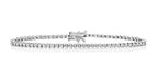 18ct White Gold Diamond Tennis Bracelet BDQ724W