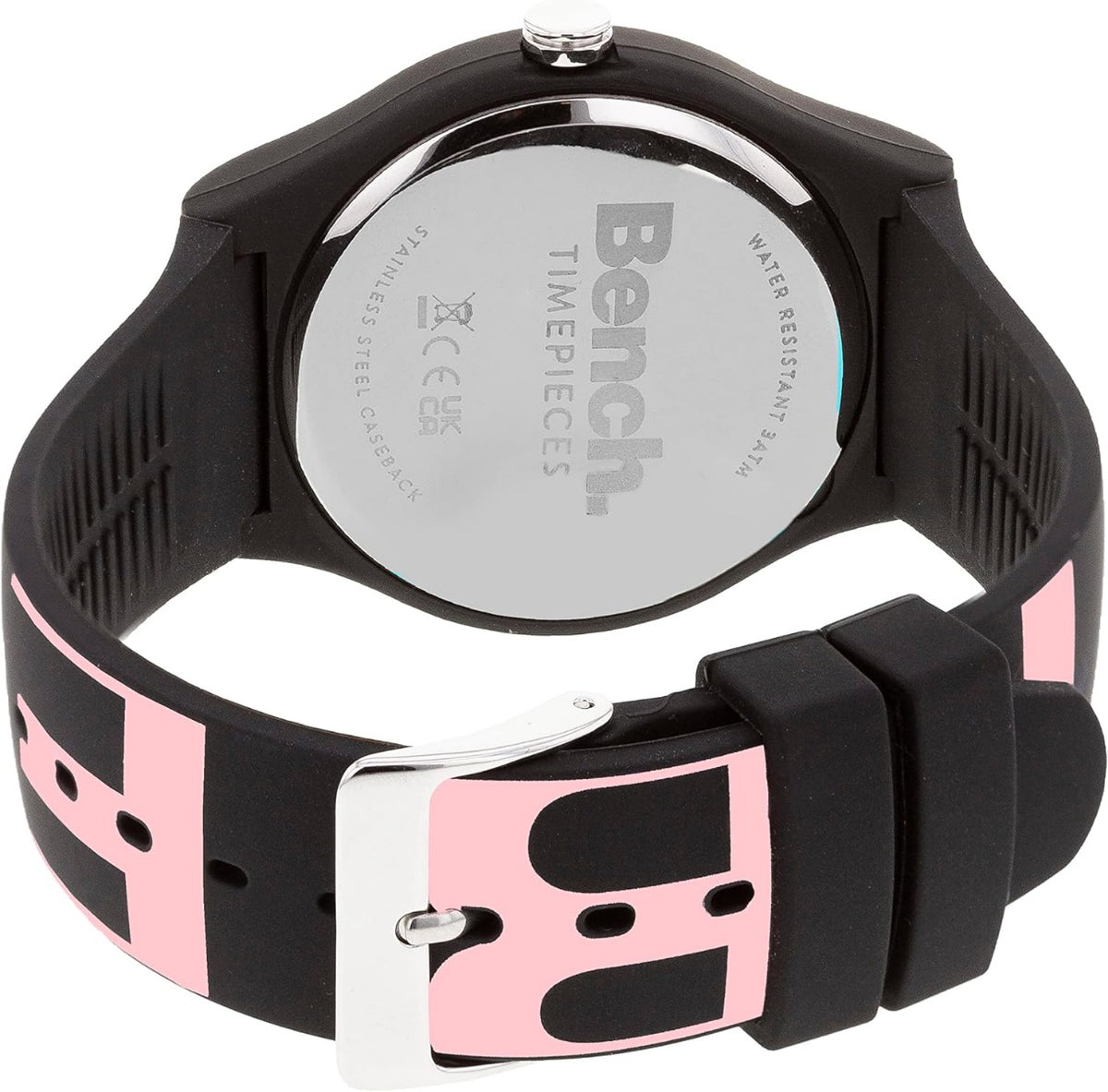 Bench Ladies Watch with Black Dial and Black Strap BEL007BP