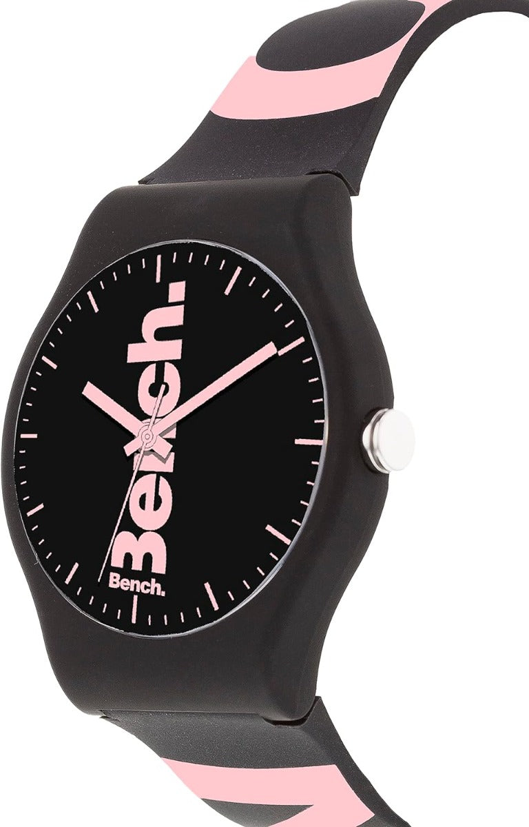 Bench Ladies Watch with Black Dial and Black Strap BEL007BP