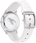 Ted Baker Belgravia Ladies Watch with White Dial and White Leather Strap BKPBGS003