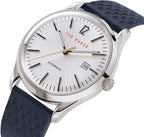 Ted Baker Mens Automatic Watch with Silver Dial and Blue Strap BKPDQF903