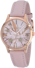 Ted Baker Ladies Watch with Pink Floral Dial and Pink Strap BKPFZS003