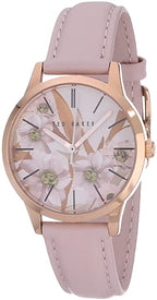 Ted Baker Ladies Watch with Pink Floral Dial and Pink Strap BKPFZS003