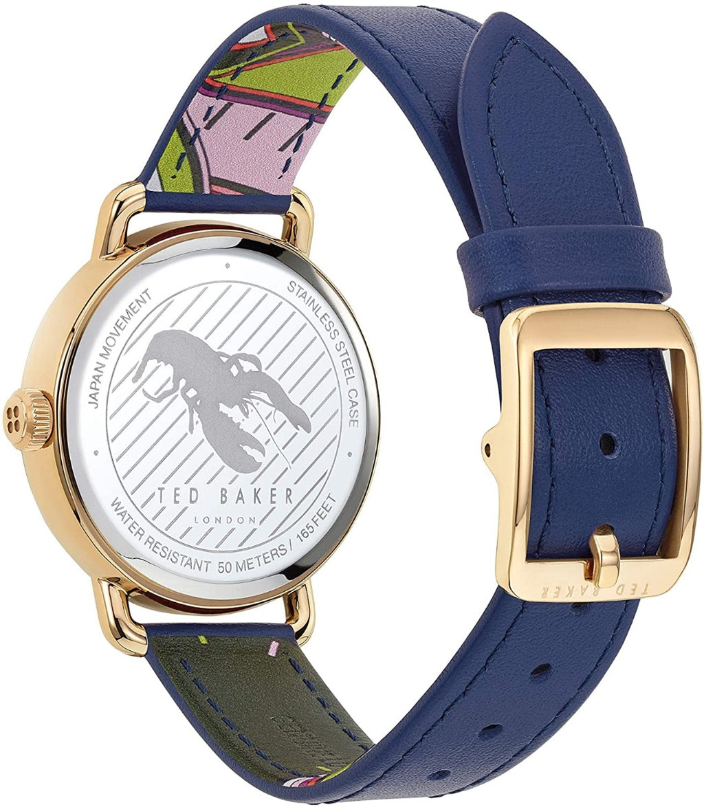 Ted Baker Ladies Watch with Blue Leather Strap BKPHHF904