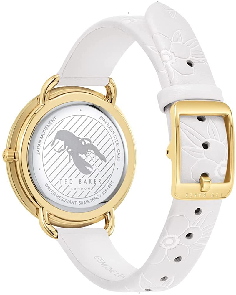 Ted Baker Ladies Hettie Watch with White Dial and White Strap BKPHTS004
