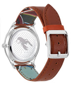 Ted Baker Mens Watch with Brown Leather Strap and Black Dial BKPMHF902