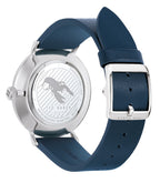 Ted Baker Phylipa Mens Watch with Silver Dial and Blue Leather Strap BKPPGS001