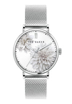 Ted Bakers Ladies Watch with Silver Dial and Silver Milanese Strap BKPPHF009