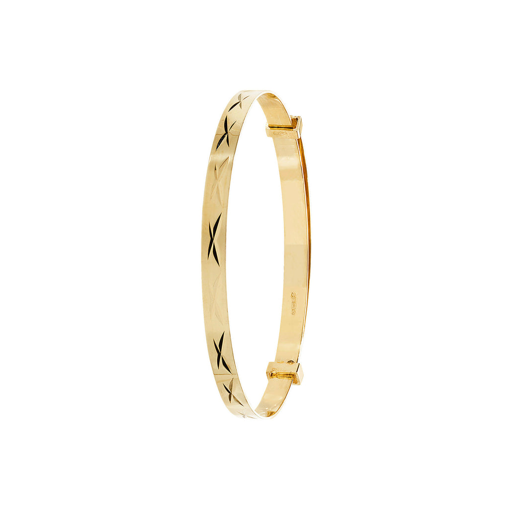 Bangle Babanod Aur Melyn 9ct