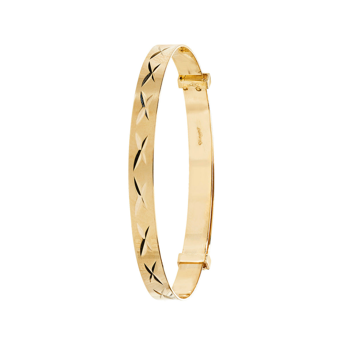 9ct Yellow Gold Babies Bangle BN132