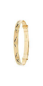 Bangle Babanod Aur Melyn 9ct