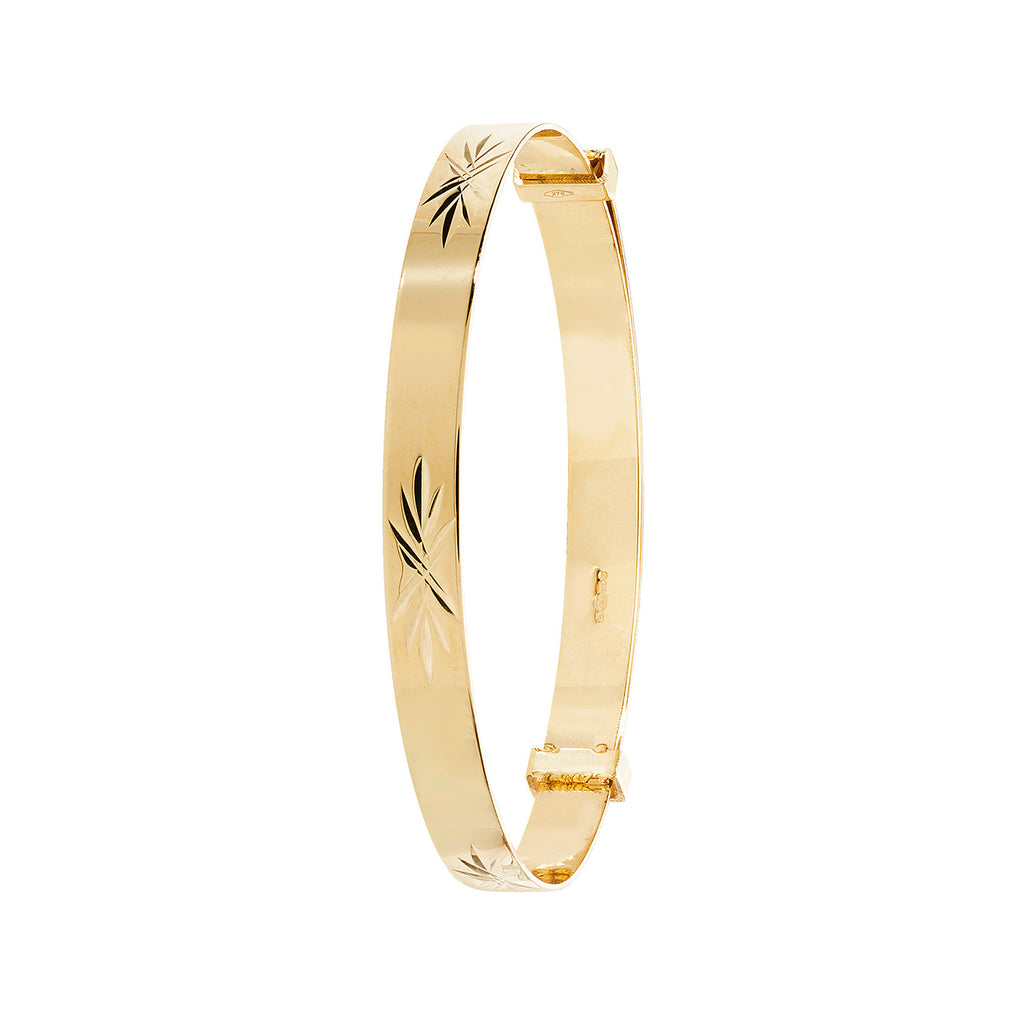 Bangle Babanod Aur Melyn 9ct