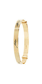 Bangle Babanod Aur Melyn 9ct