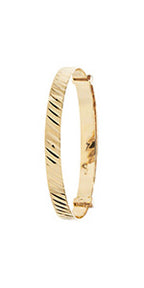 Bangle Babanod Aur Melyn 9ct
