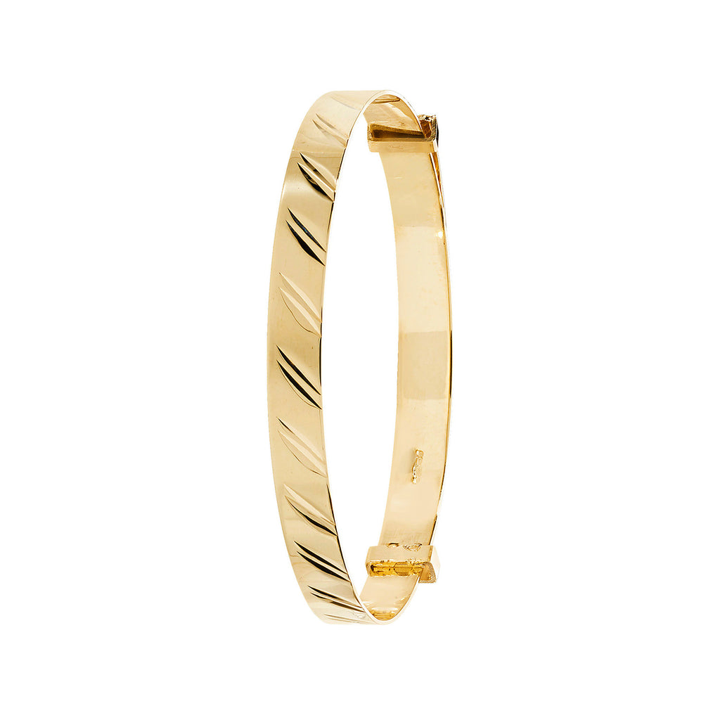 Bangle Babanod Aur Melyn 9ct