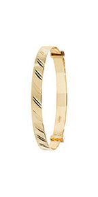 Bangle Babanod Aur Melyn 9ct