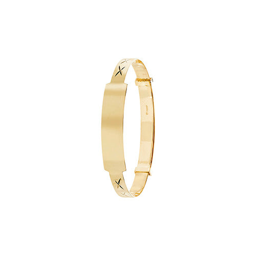 9ct Yellow Gold Babies Bangle BN132ID
