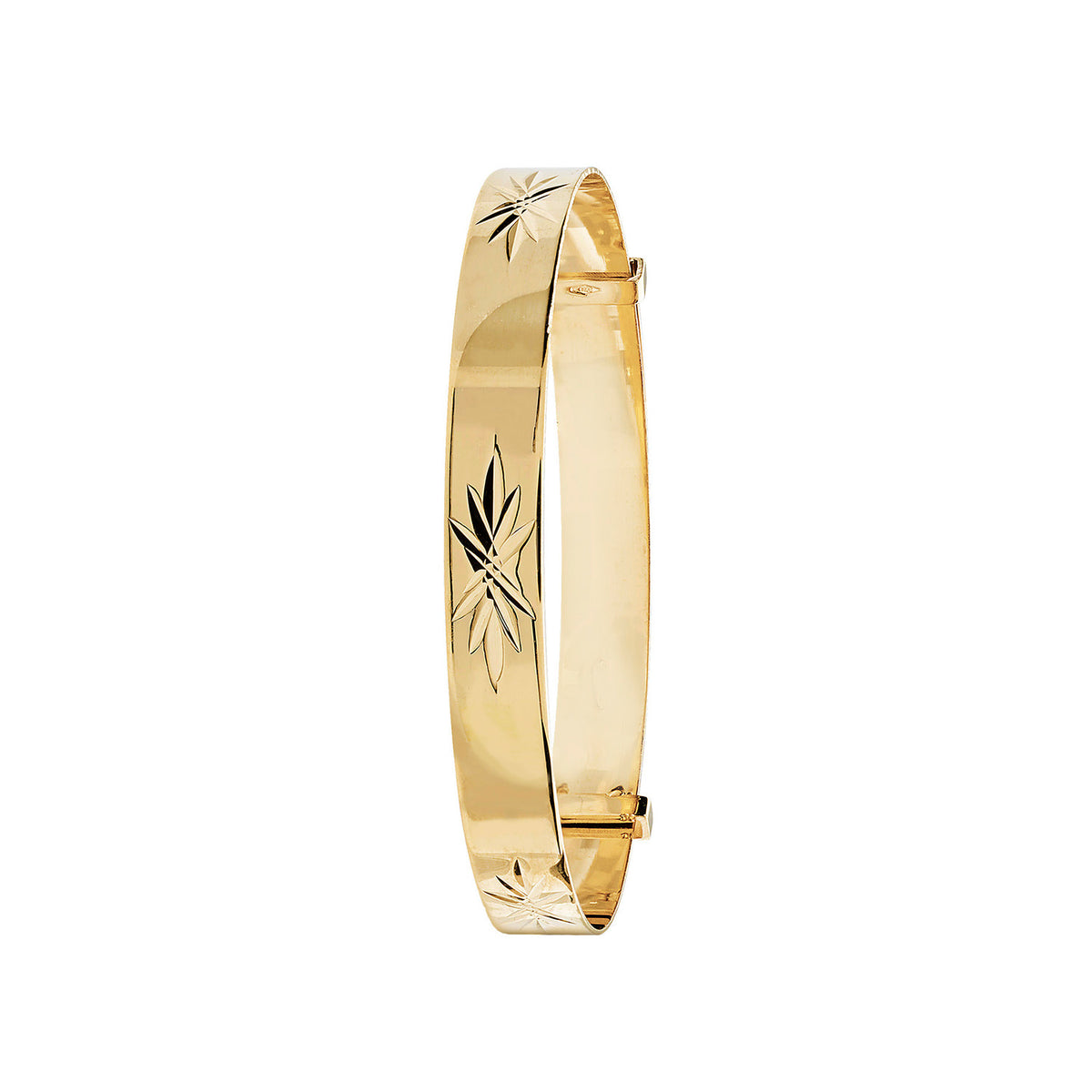 9ct Yellow Gold Expanding Bangle BN135