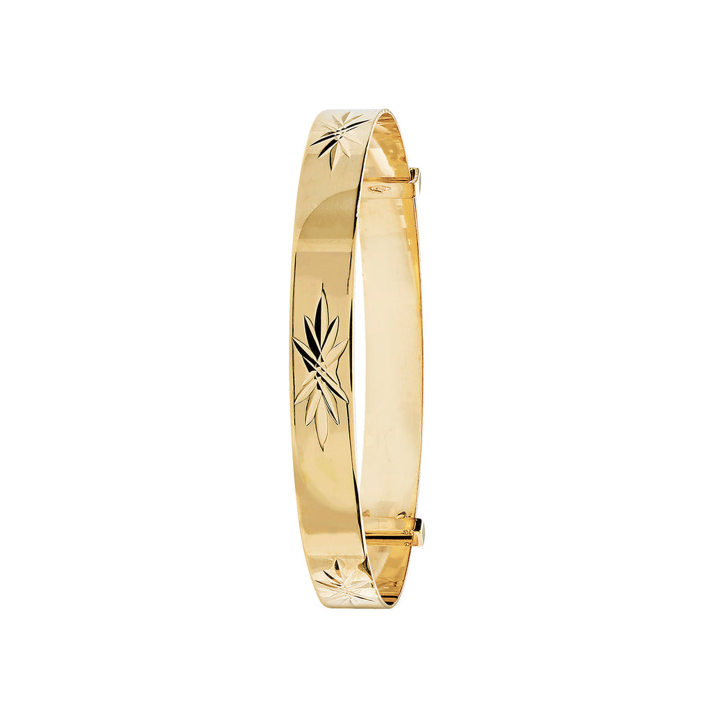9ct Yellow Gold Expanding Bangle