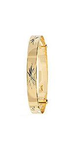 9ct Yellow Gold Expanding Bangle