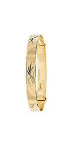 9ct Yellow Gold Expanding Bangle