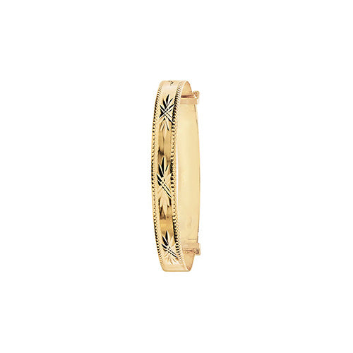 9ct Yellow Gold Expanding Bangle BN139