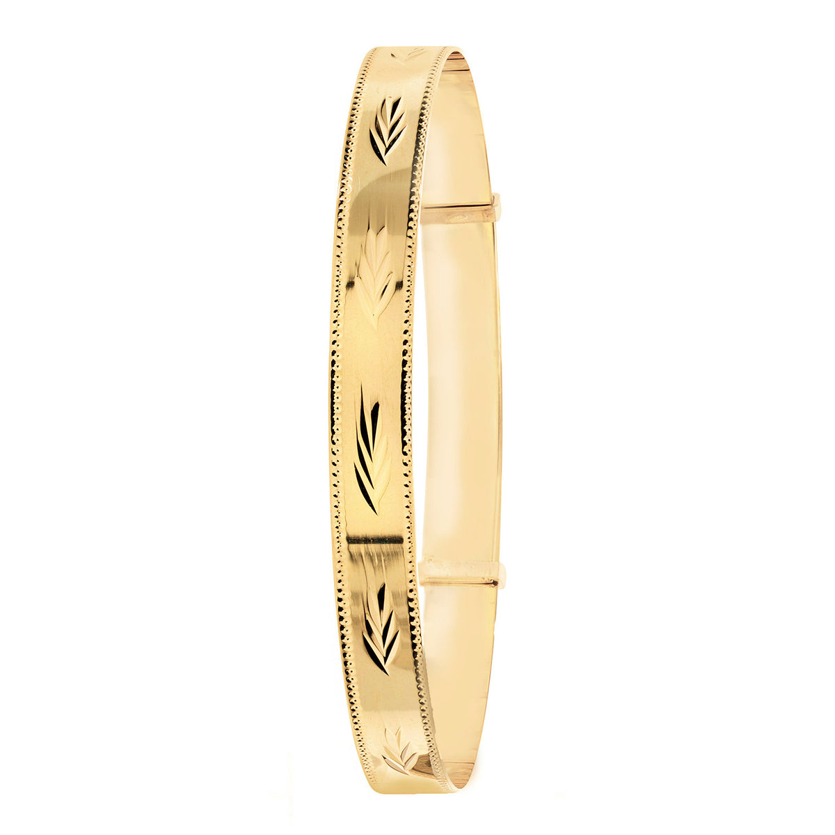 9ct Yellow Gold Expanding Bangle