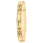 9ct Yellow Gold Expanding Bangle