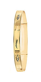 9ct Yellow Gold Expanding Bangle