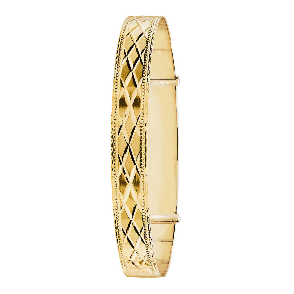9ct Yellow Gold Expanding Bangle
