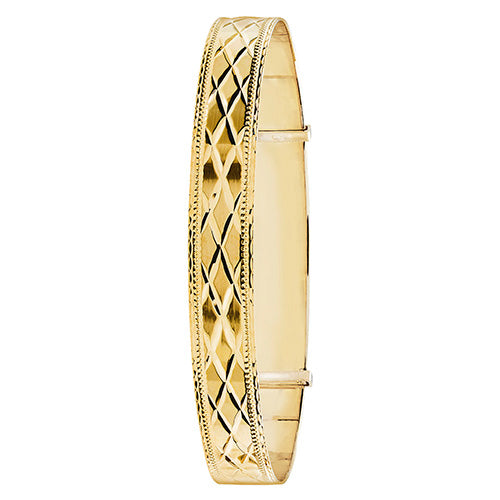 9ct Yellow Gold Expanding Bangle