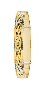 9ct Yellow Gold Expanding Bangle