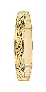 9ct Yellow Gold Expanding Bangle