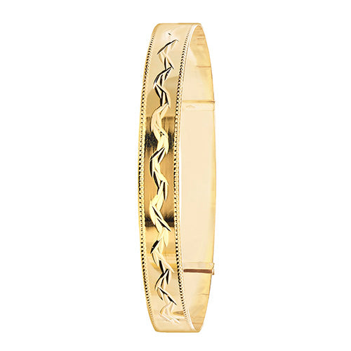 9ct Yellow Gold Expanding Bangle