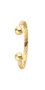 Bangle Babanod Aur Melyn 9ct